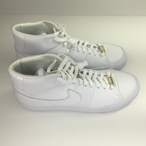 nike blazer royal qs triple white